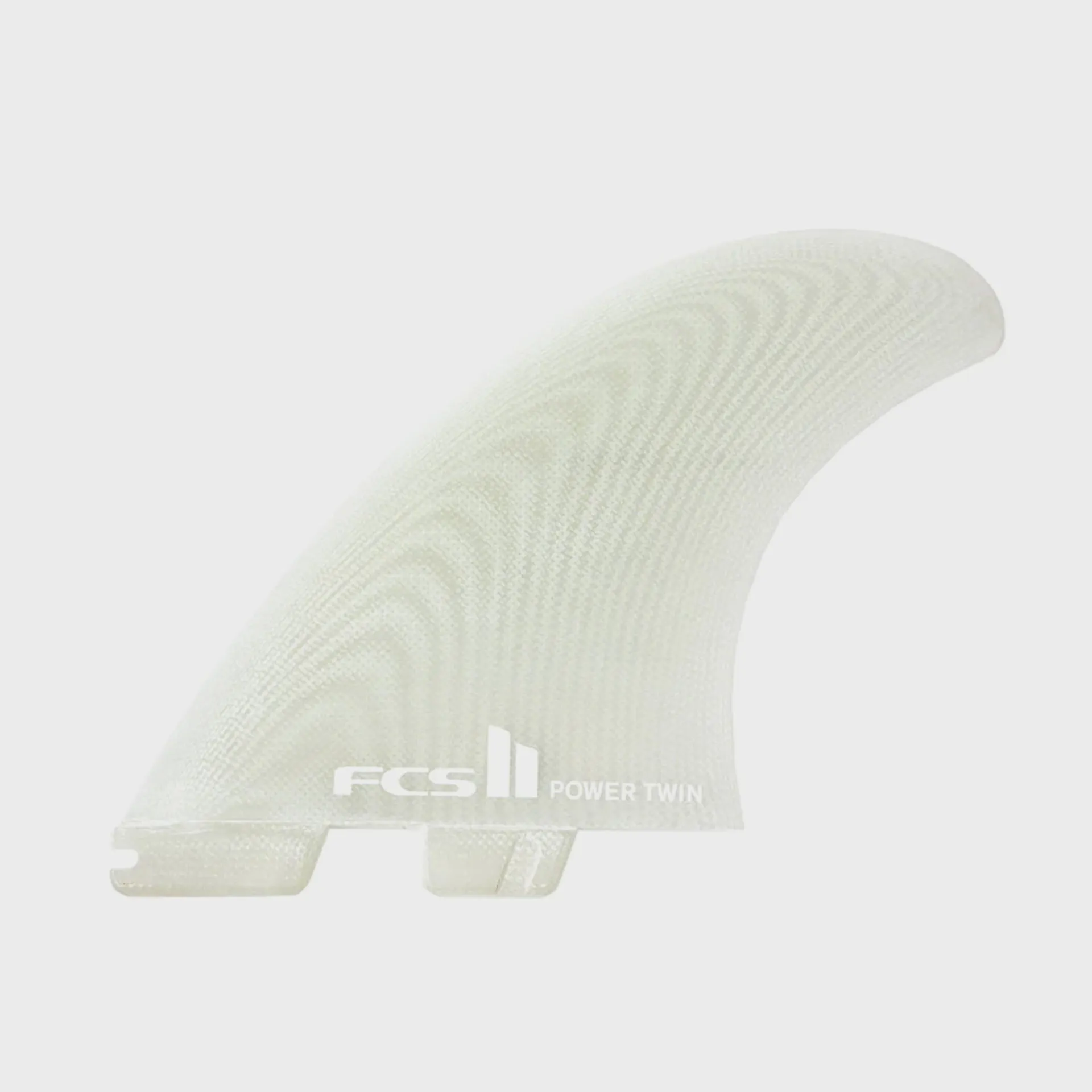 FCS Power FCS II Twin Fins - Clear