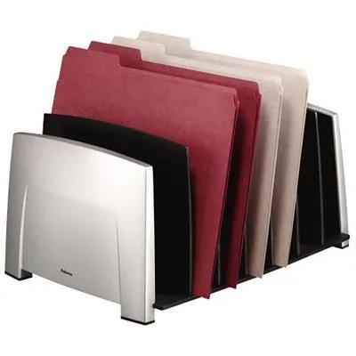 Fellowes Office Suits File Sorter Black/Silver