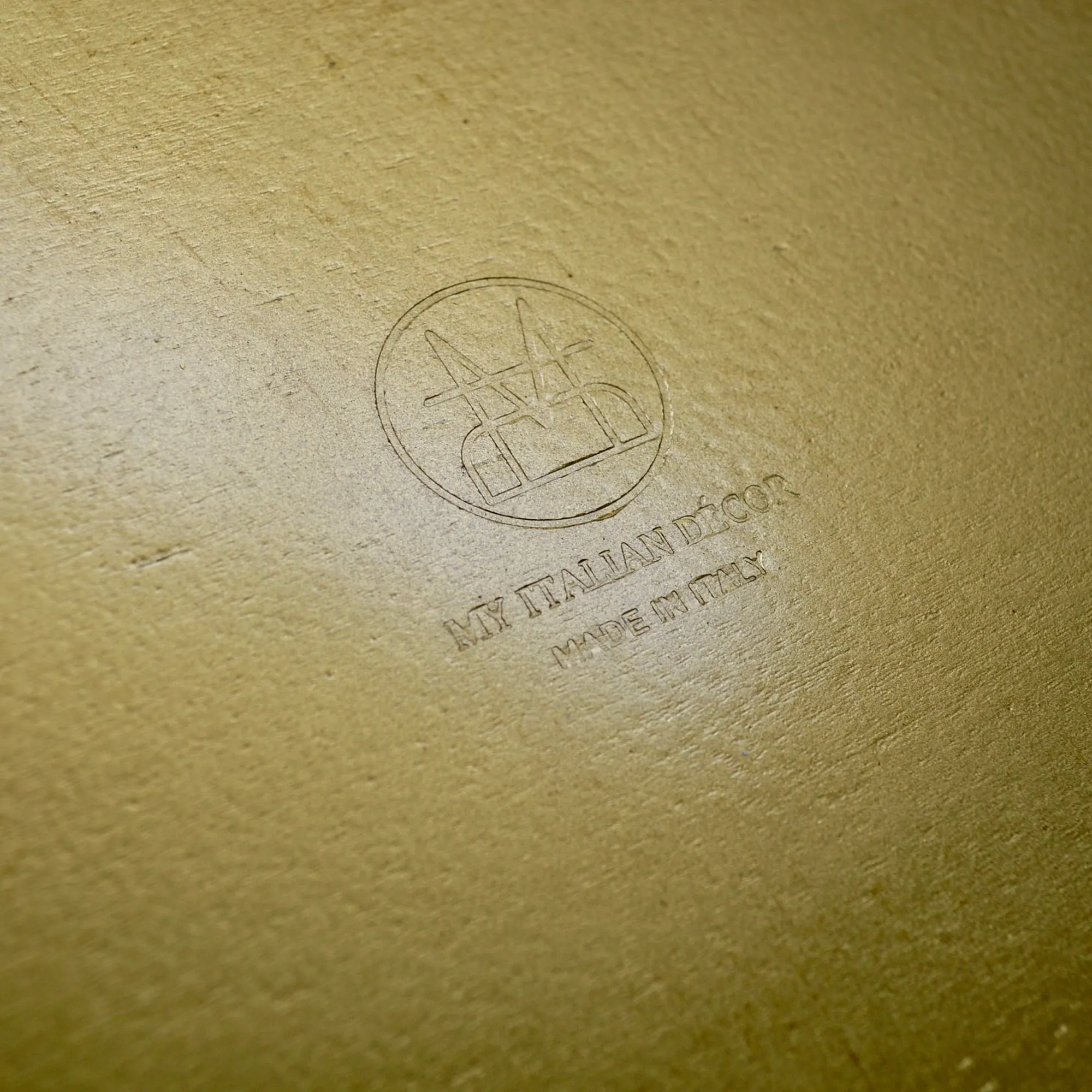 Florentine Carved Wood Oval Mini Tray, Made in Italy
