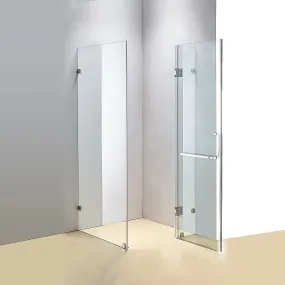 Frameless 10mm Glass Shower Screen, Easy Clean, Chrome