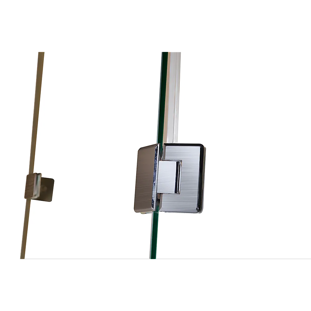 Frameless 10mm Safety Glass Shower Screen, 100x90cm by Della Francesca