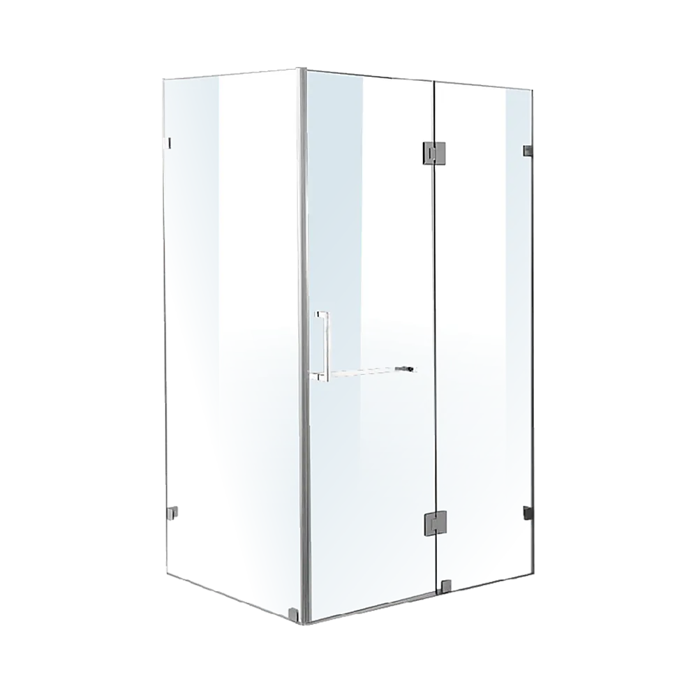 Frameless 10mm Safety Glass Shower Screen, 1200x1000mm by Della Francesca
