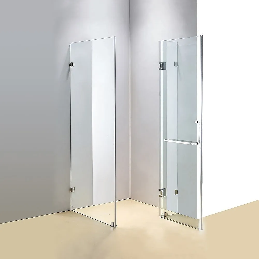 Frameless 10mm Safety Glass Shower Screen, 1200x1000mm by Della Francesca