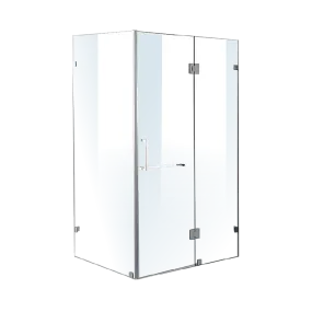 Frameless 10mm Safety Glass Shower Screen, 1200x1000mm by Della Francesca
