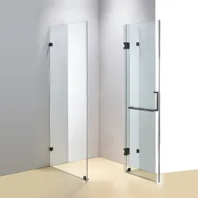 Frameless 10mm Safety Glass Shower Screen 900x900mm