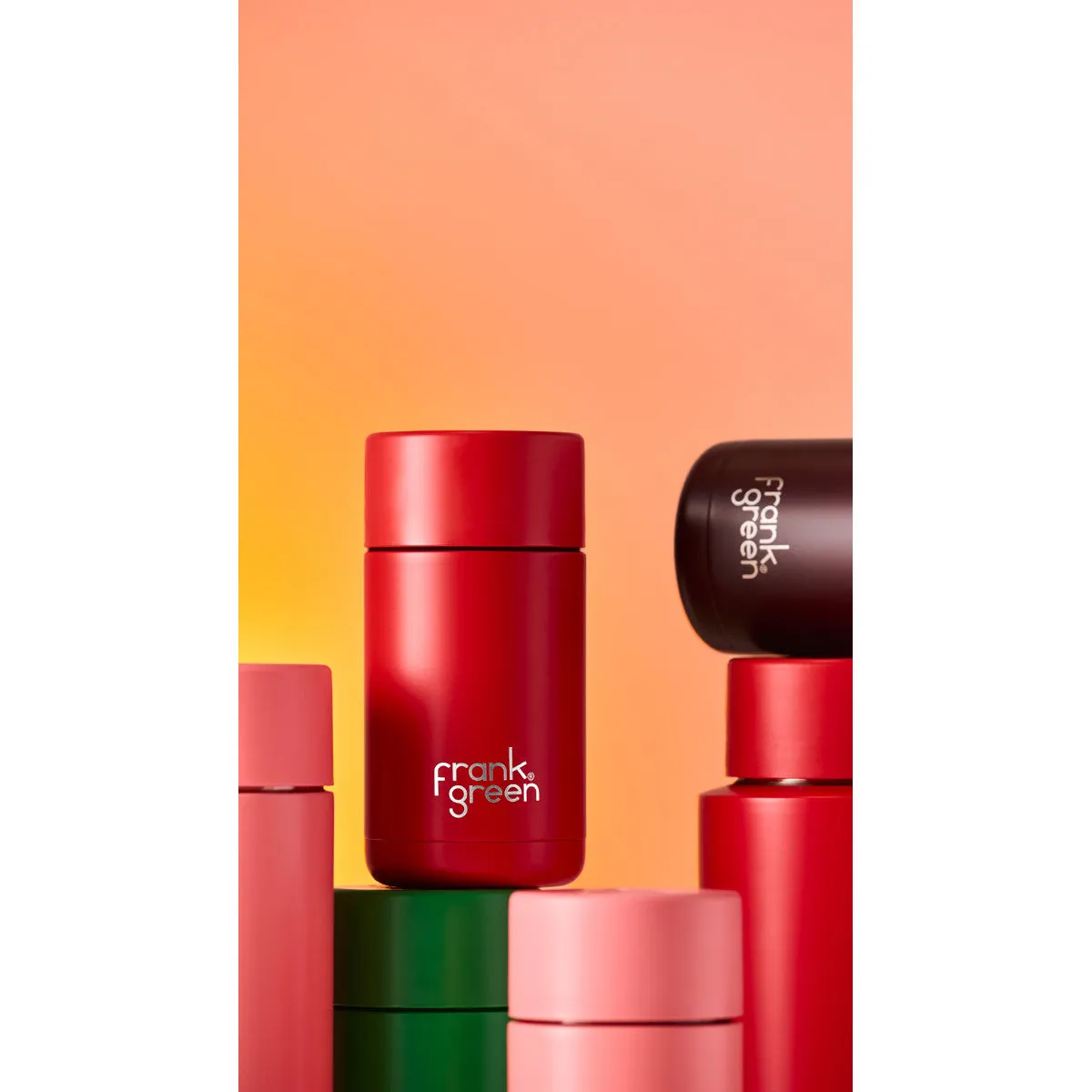 Frank Green Ceramic Cup Atomic Red 355ml