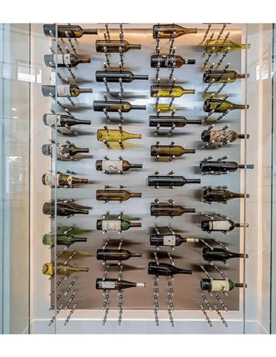 Fusion Wine Wall (Cork Forward) - Alumasteel (4 Foot)