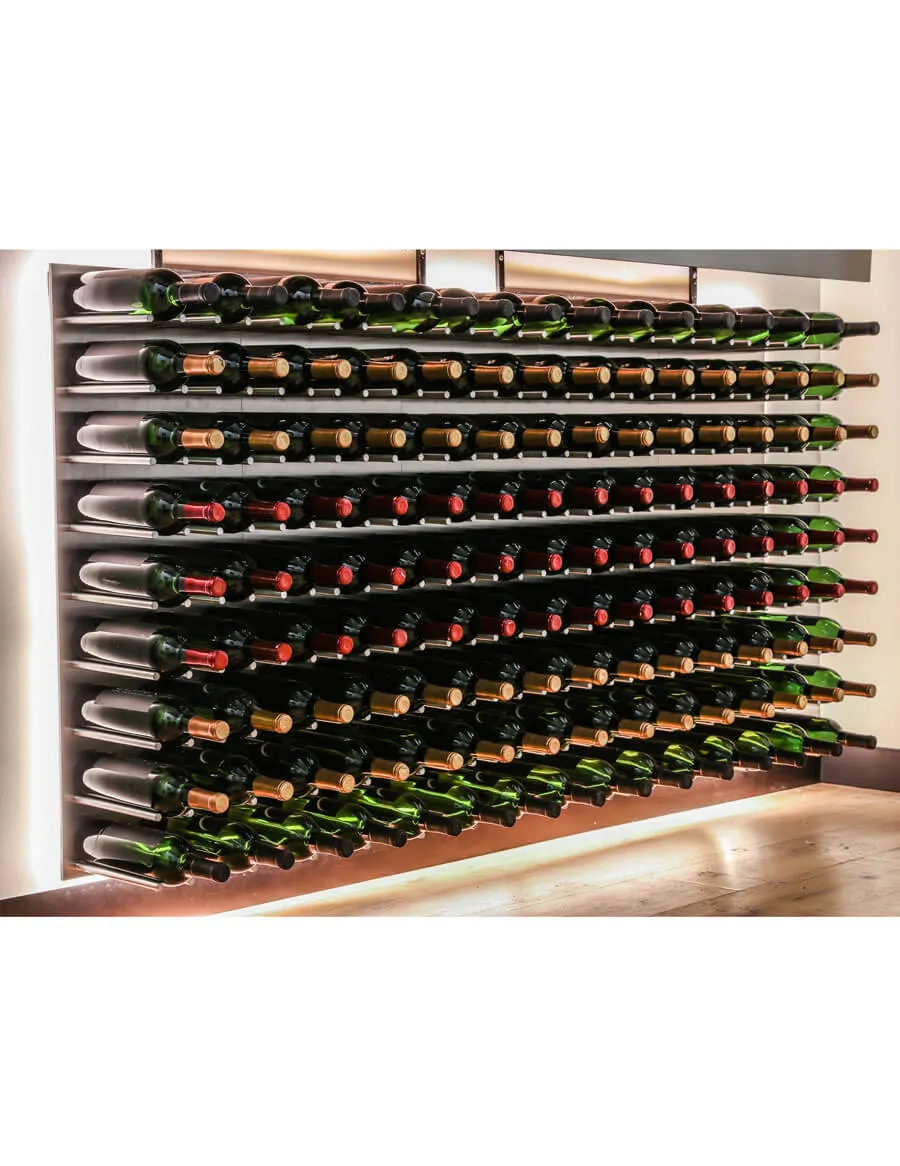 Fusion Wine Wall (Cork Forward) - Alumasteel (4 Foot)
