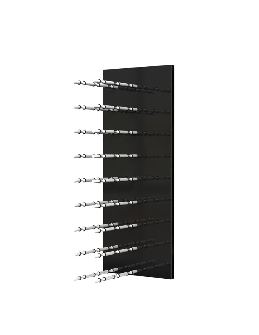 Fusion Wine Wall HZ Black Panel - 3FT Label-Out Wall Mounted Wine Rack (9-27 Bottles)
