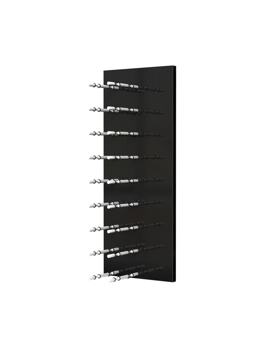 Fusion Wine Wall HZ Black Panel - 3FT Label-Out Wall Mounted Wine Rack (9-27 Bottles)