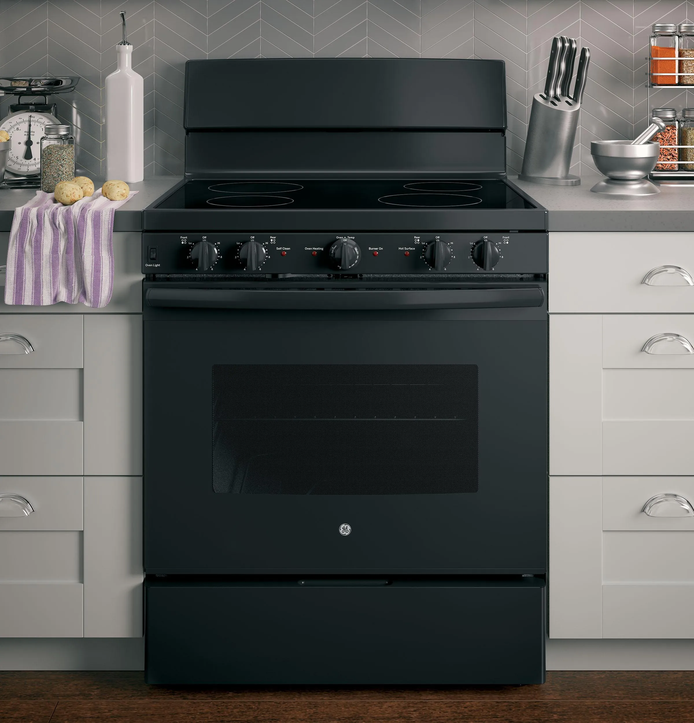 GE 30" Free-standing Electric Radiant Smooth Cooktop Range