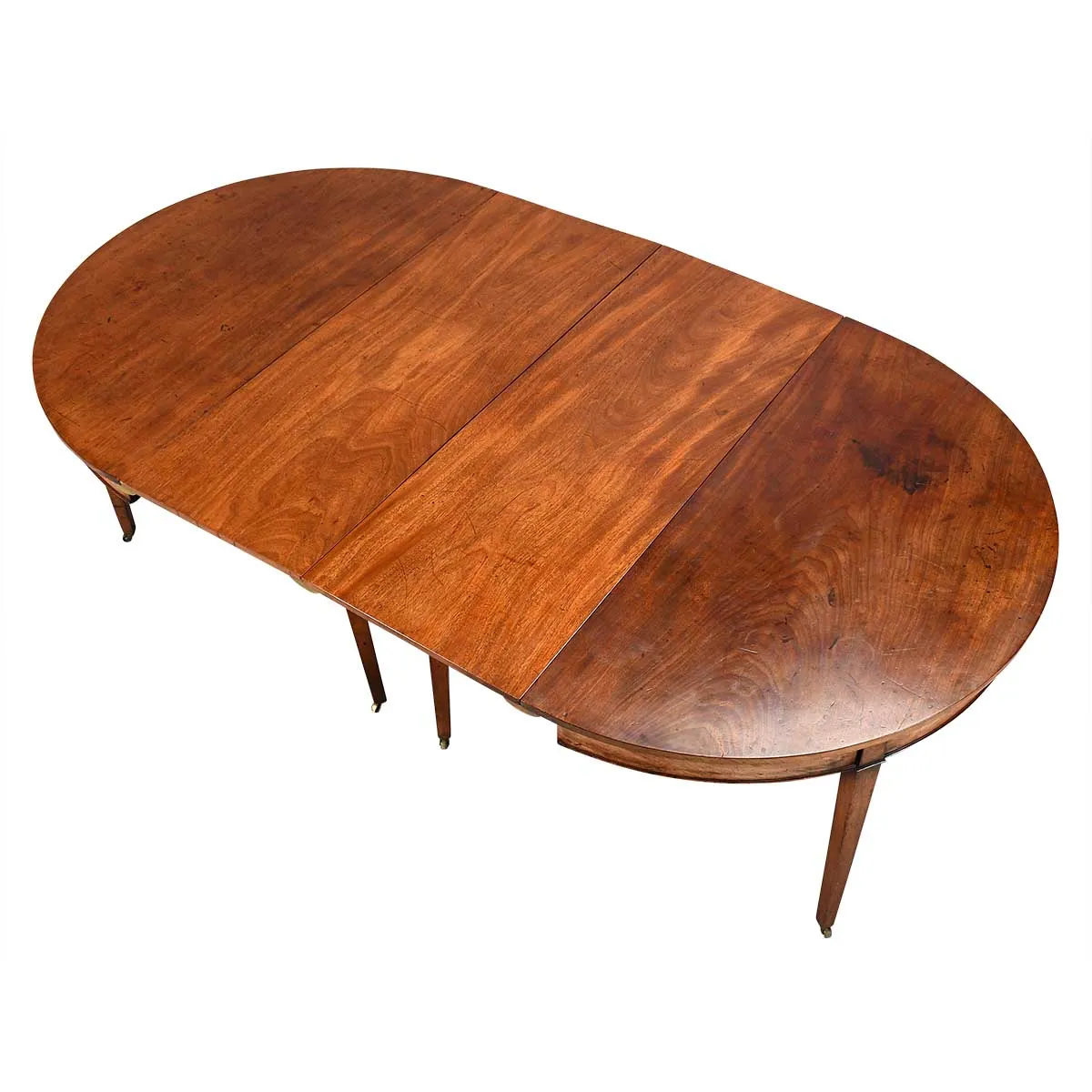 George III Period Demilune-End Dining Table