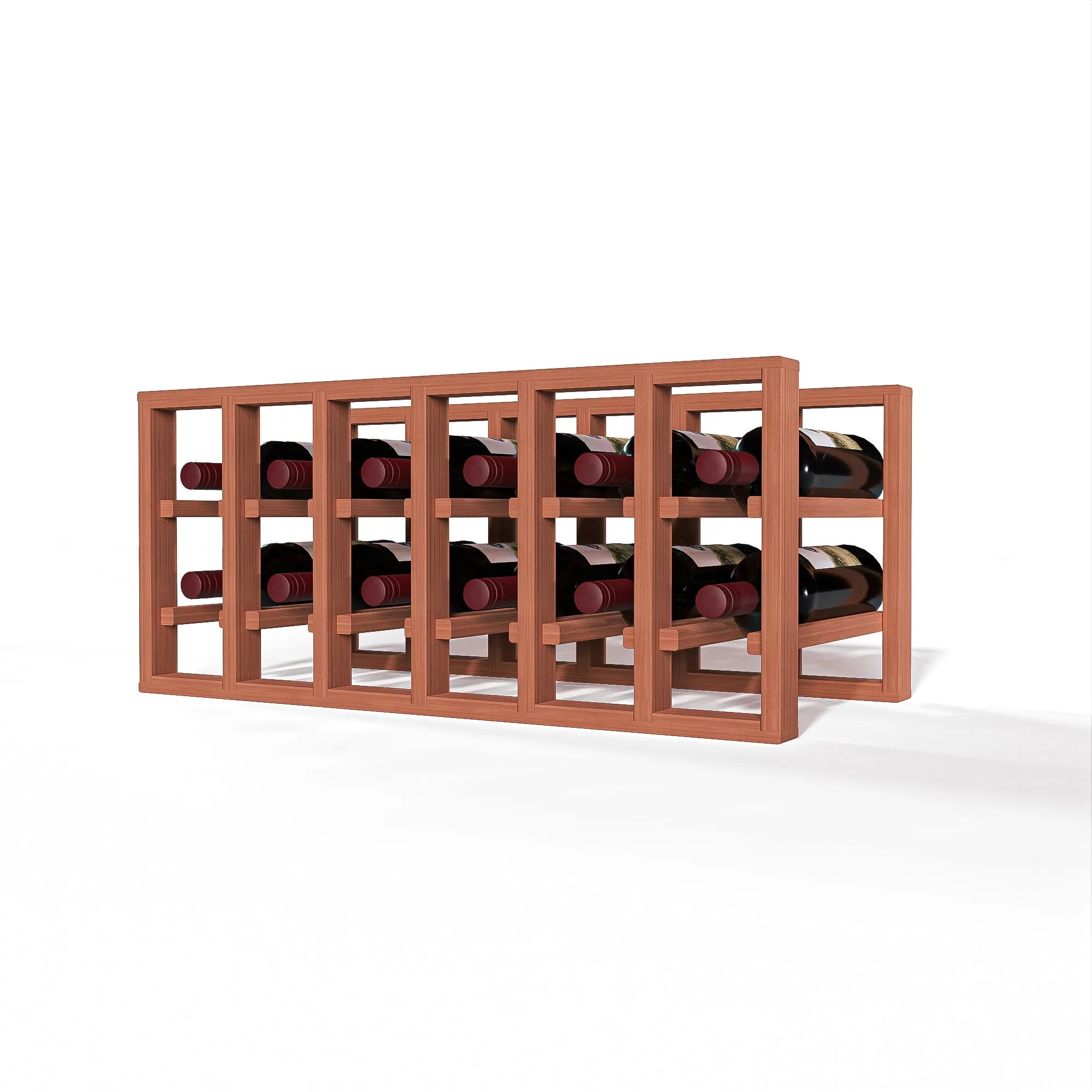 GrandCellar™ - 6 Column Full-Depth Standard Wine Rack - 12"