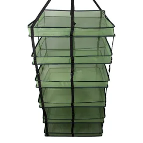 Grow1® Large Square Mesh Hanging Drying Rack, 6 Layers, 5 Feet