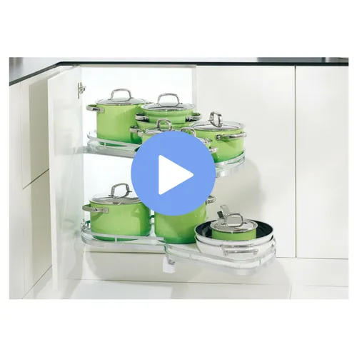 Hafele LeMans II Set for Blind Corner Cabinets