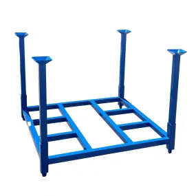 Heavy-Duty Stackable Pallet Racks - 48” x 48” x 36” | Powder-Coated Steel