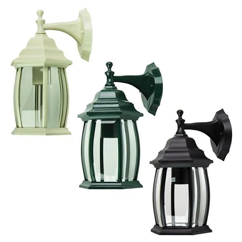 Highgate DOWN | Traditional Coach Wall Light in Green, Black or Primrose Cream