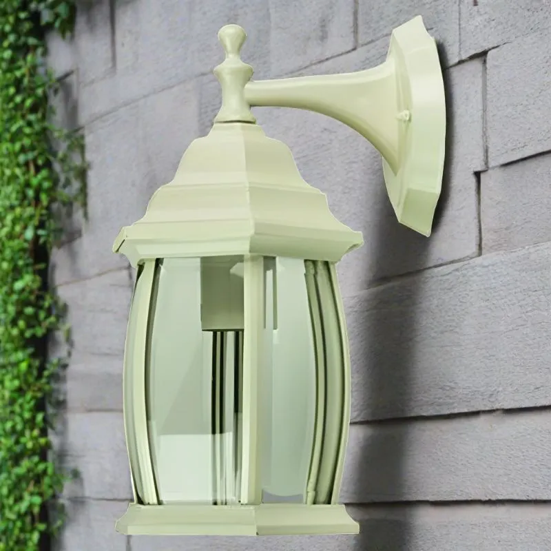 Highgate DOWN | Traditional Coach Wall Light in Green, Black or Primrose Cream