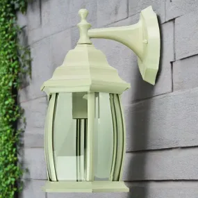 Highgate DOWN | Traditional Coach Wall Light in Green, Black or Primrose Cream