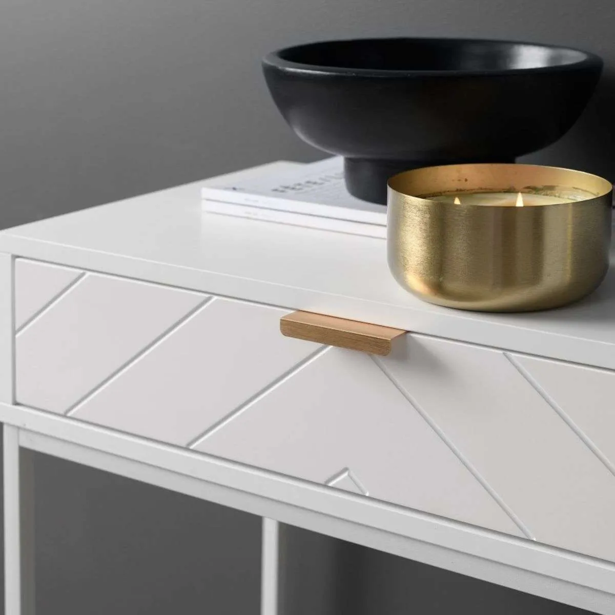 Inca Console Table - White