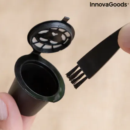 Innovagoods Reusable Coffee Capsules Recoff Set of 3 - Black | 819026