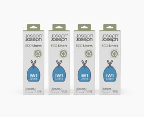 IW1 24-36L Grey Recycled Bin Liners - 4 pack