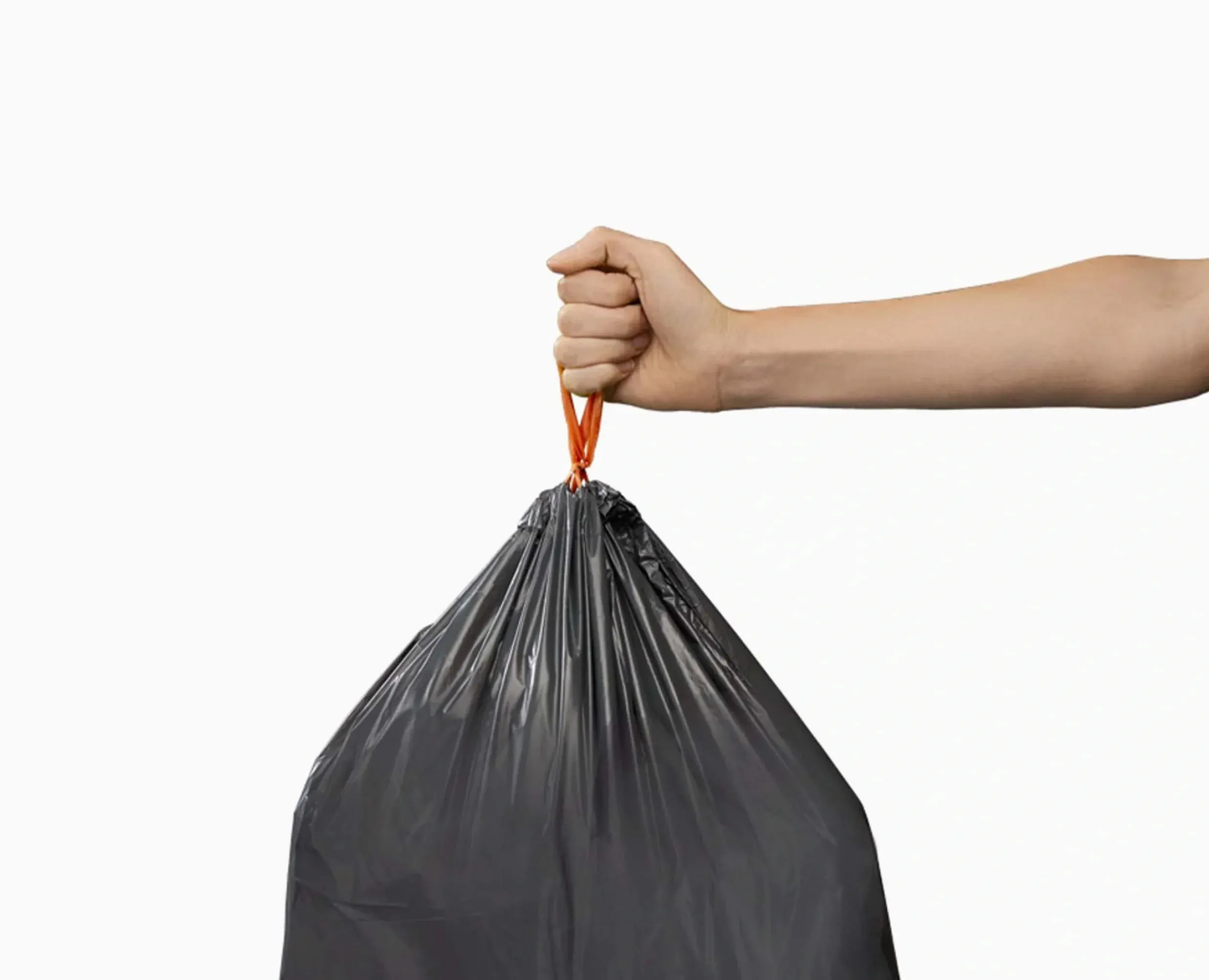 IW4 50L Grey Recycled Bin Liners - 4 pack
