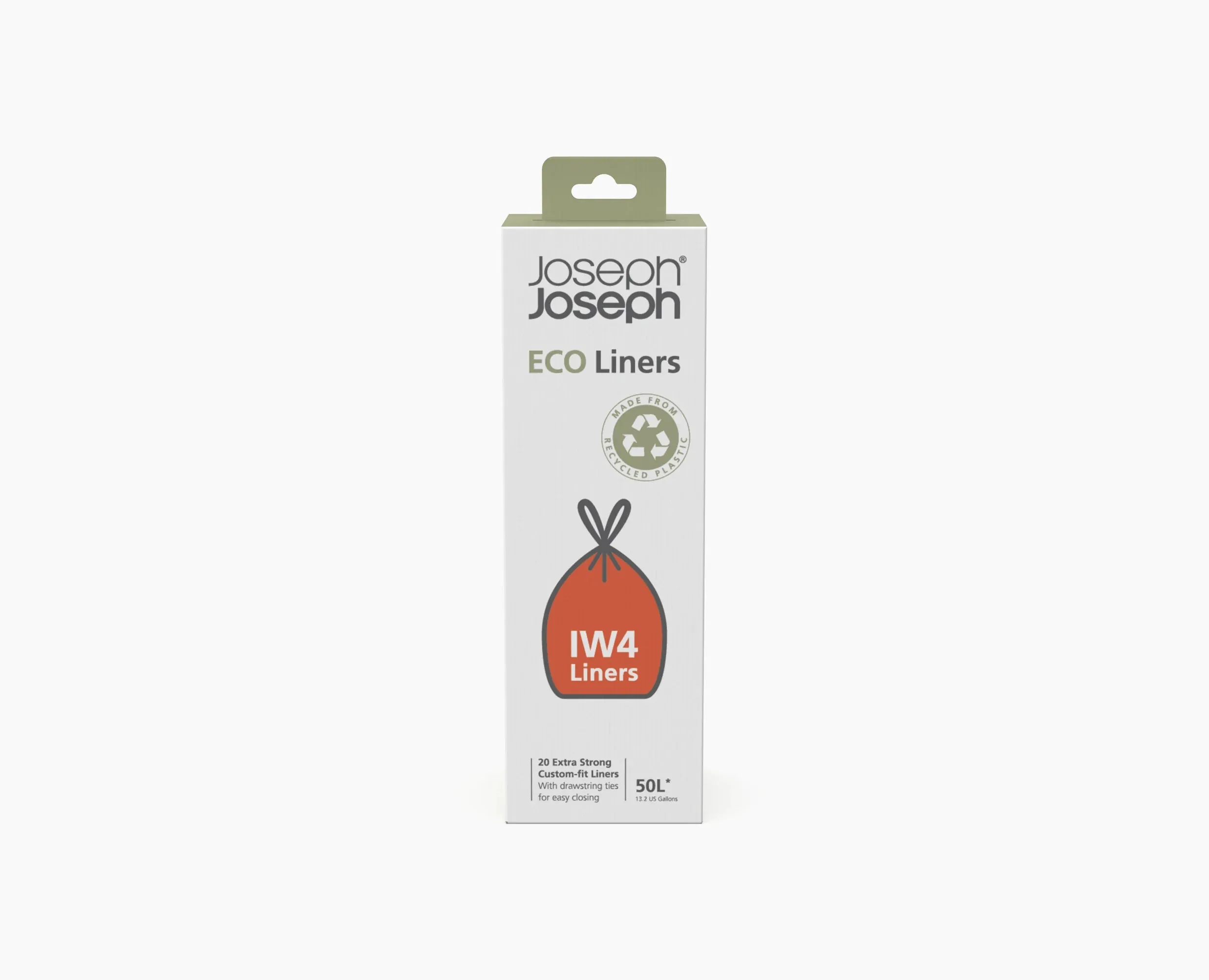 IW4 50L Grey Recycled Bin Liners