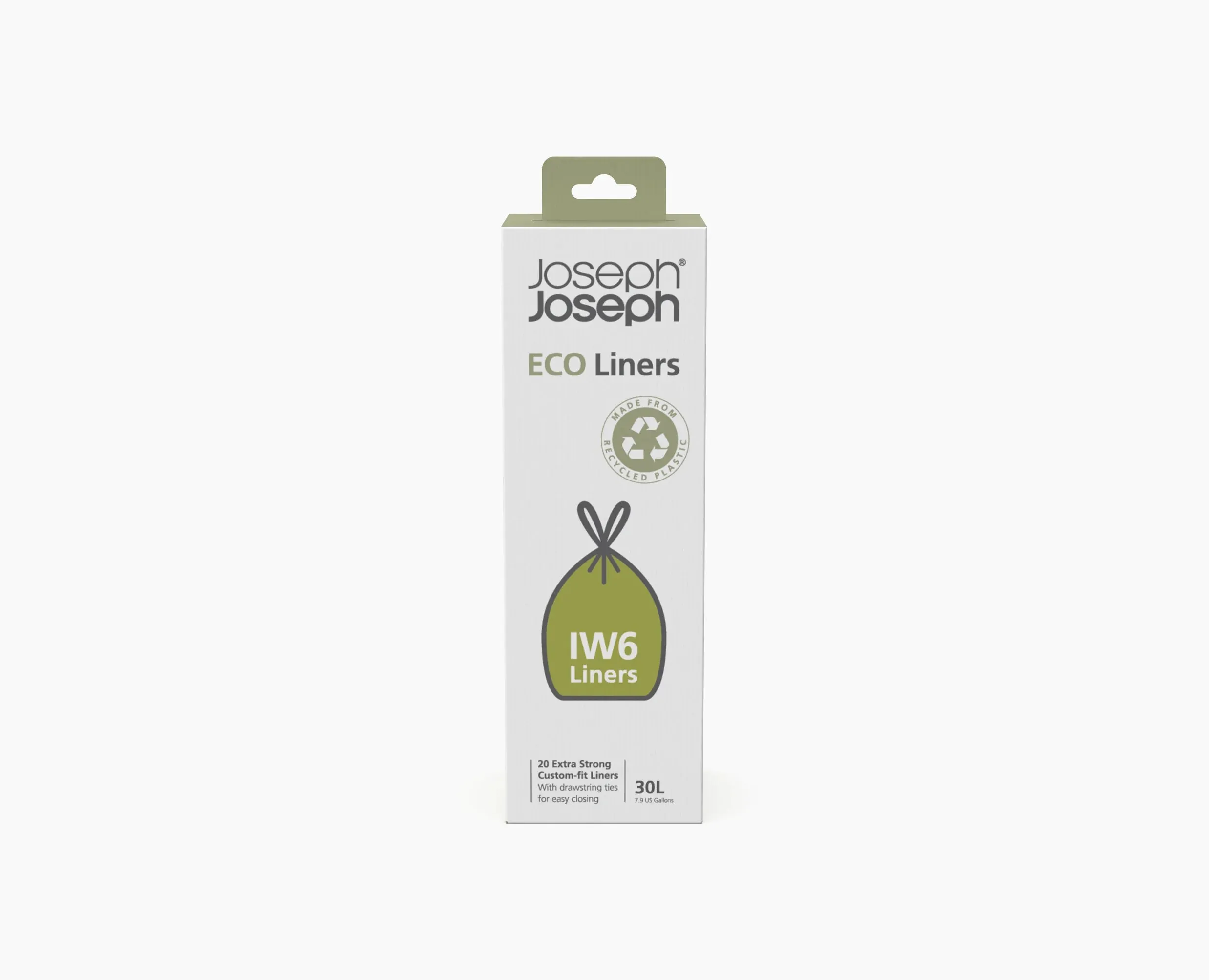IW6 30L Grey Recycled Bin Liners
