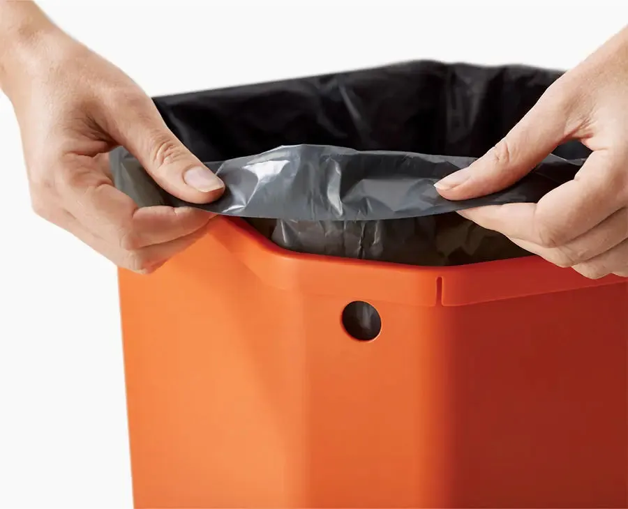 IW7 20L Grey Recycled Bin Liners - 4 pack