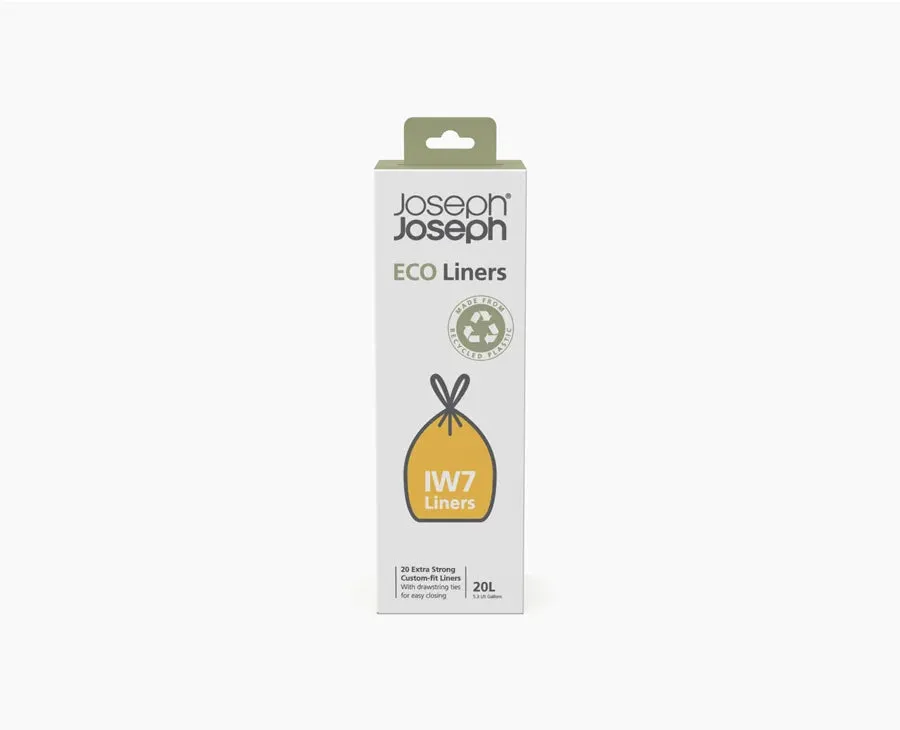 IW7 20L Grey Recycled Bin Liners