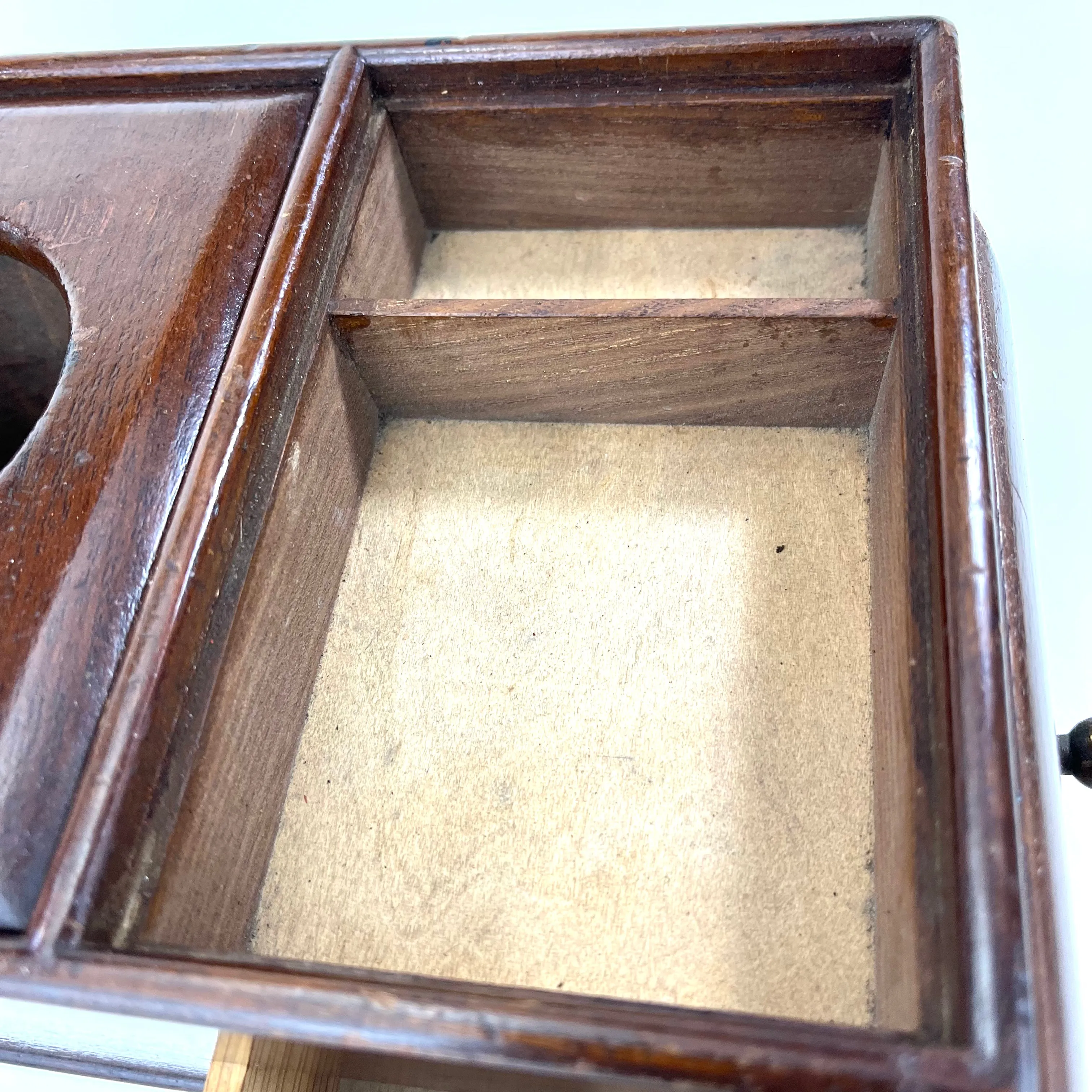 Japanese Tobakobon square w/drawer & compartments