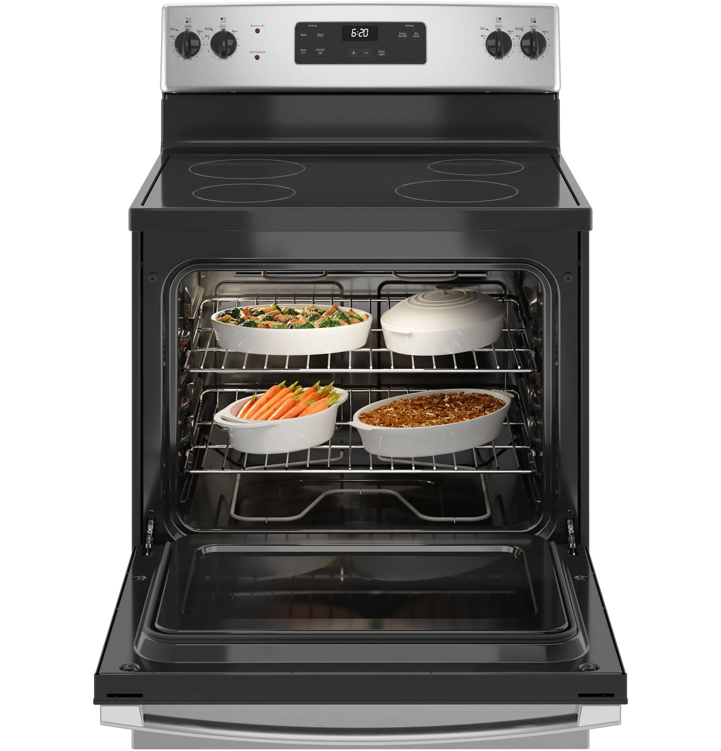 JBS62RWSS GE 30" Free-standing Electric Radiant Smooth Cooktop Range