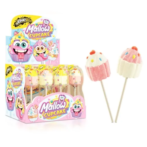 Johnny Bee Candy Mallow Cupcakes - 16 Count