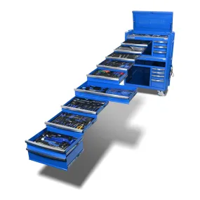 Kincrome K1961 734 Piece 42" 17 Drawer Blue CONTOUR Workshop Tool Kit