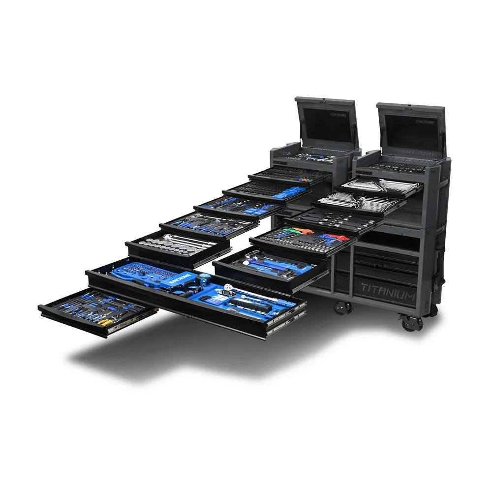 Kincrome P1590 1050 Piece 60" 22 Drawer Titanium Tool Kit