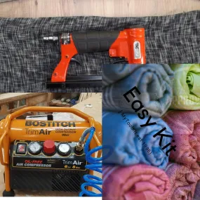 KIT: Tacwise 71 Series Staple Gun (3-16mm) with Bostitch 6 Litre Compressor