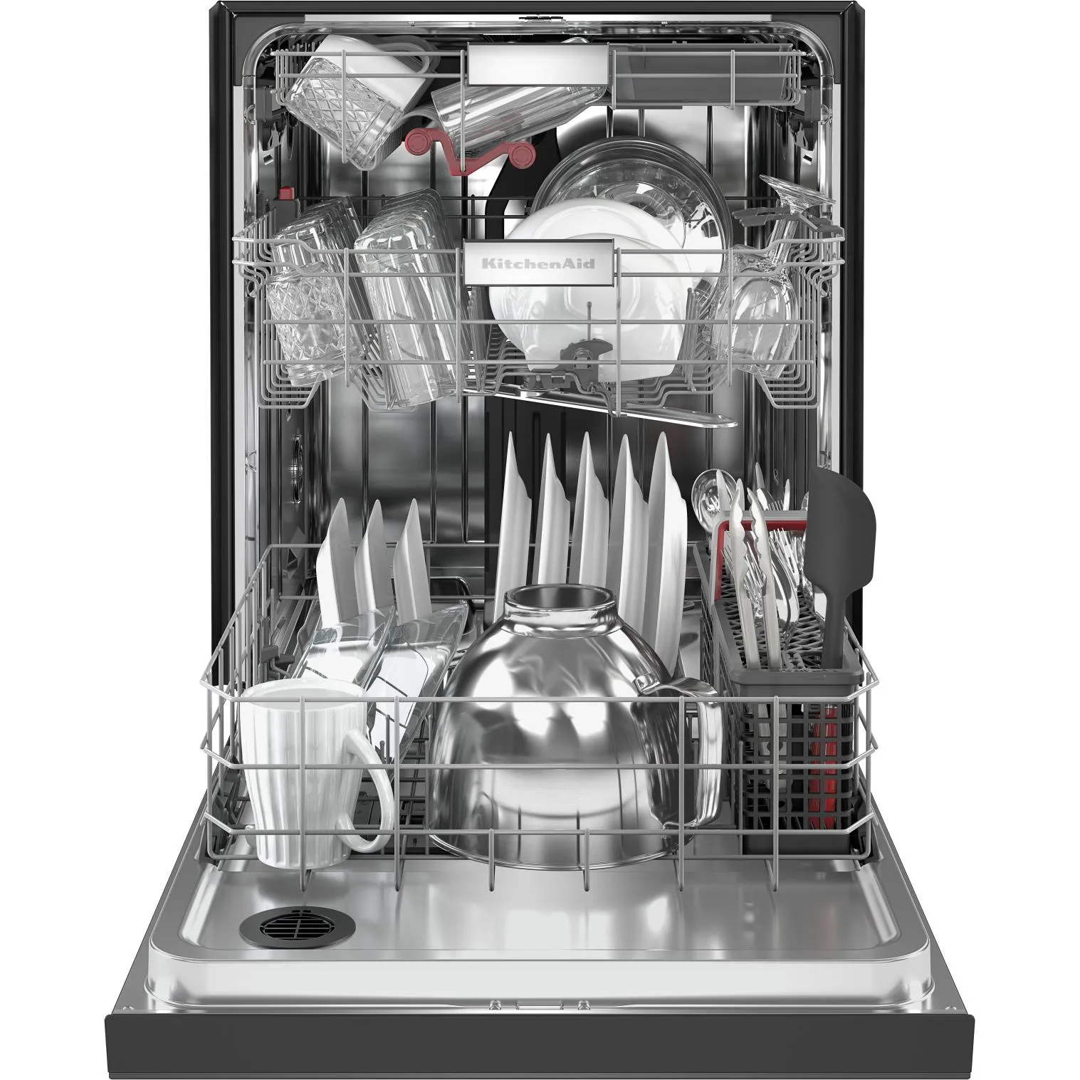 KitchenAid 24-inch Built-in Dishwasher with FreeFlex™ Third Rack KDFM404KBS