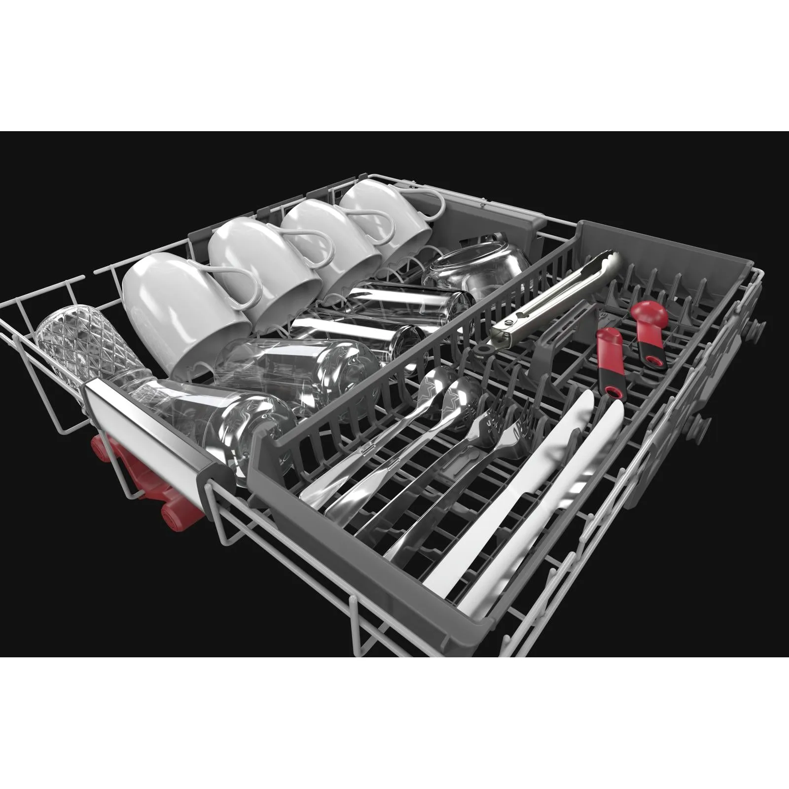 KitchenAid 24-inch Built-in Dishwasher with FreeFlex™ Third Rack KDFM404KBS