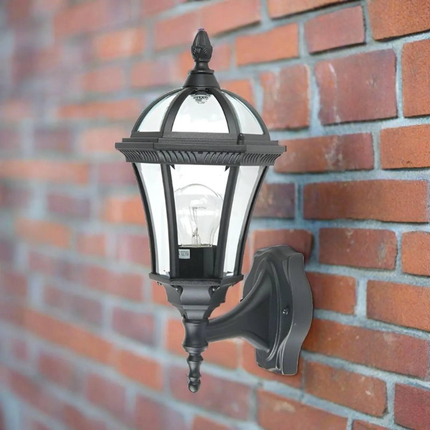 LEDbury Outdoor Wall Lantern in Black Elstead Lighting - ELS.GZH-LB1