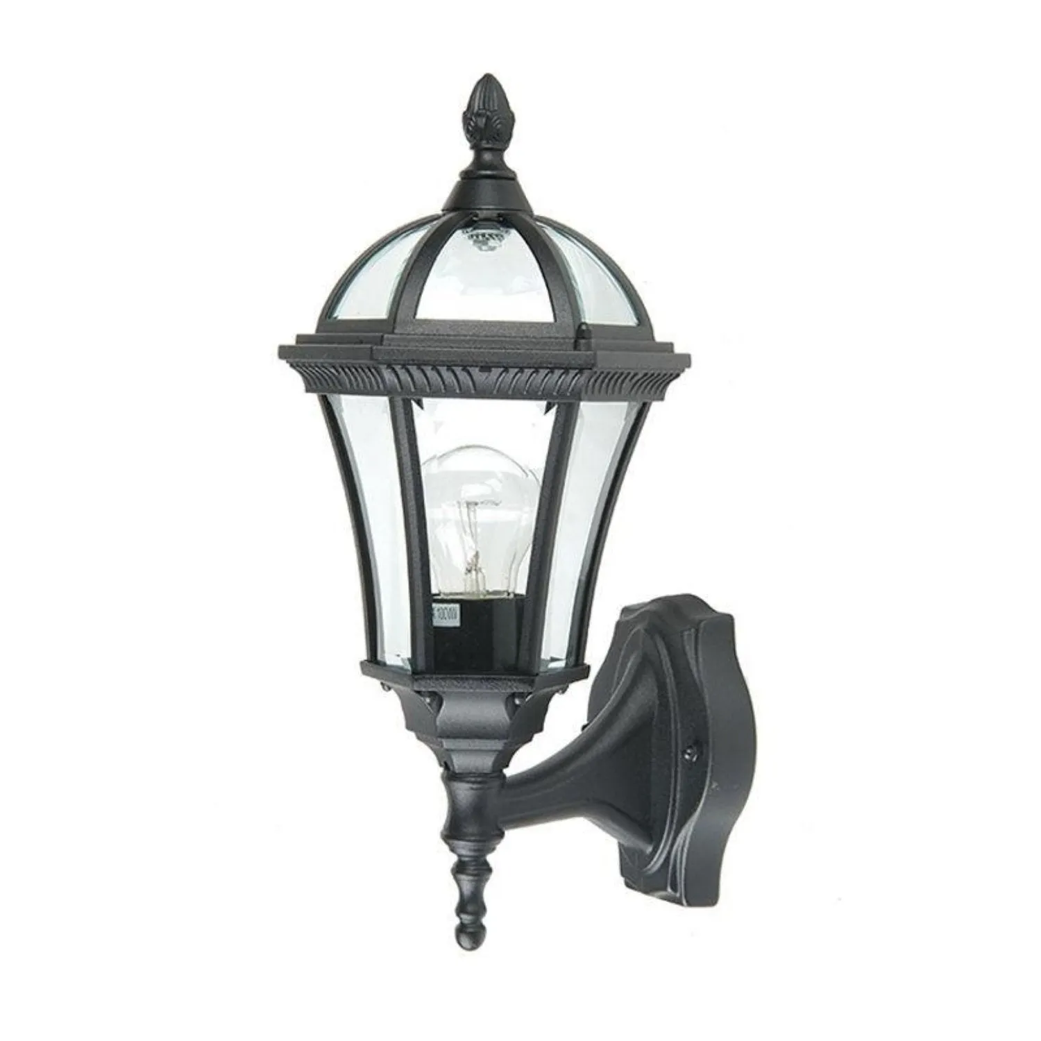 LEDbury Outdoor Wall Lantern in Black Elstead Lighting - ELS.GZH-LB1