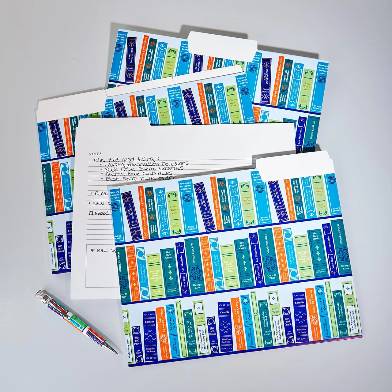 Levenger Book Shop File Folders (set of 6)