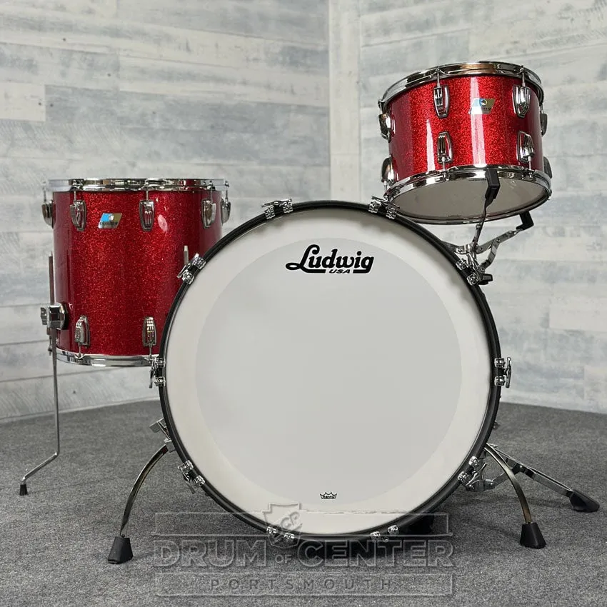 Ludwig Classic Maple Super 70s 3pc Drum Set "Big Red Machine"