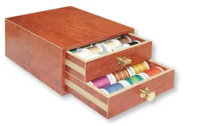 Madeira Cotona 30 Cotton Quilting-Sewing Thread | Variety Pack | Mini 2-Drawer Treasure Chest | Assortment | 8114