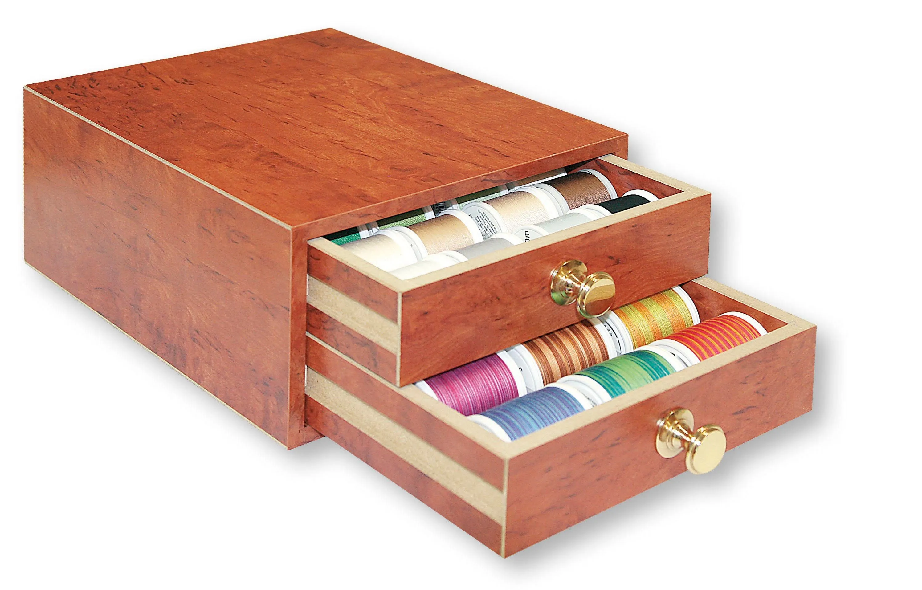 Madeira Cotona 30 Cotton Quilting-Sewing Thread | Variety Pack | Mini 2-Drawer Treasure Chest | Assortment | 8114
