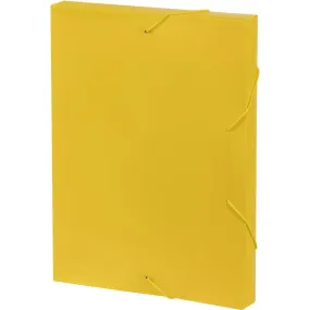 Marbig Document Box A4 Yellow