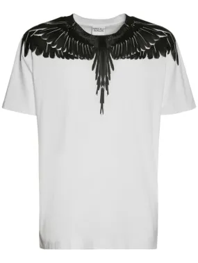 Marcelo Burlon County Of Milan   Icon wings print cotton jersey t-shirt 