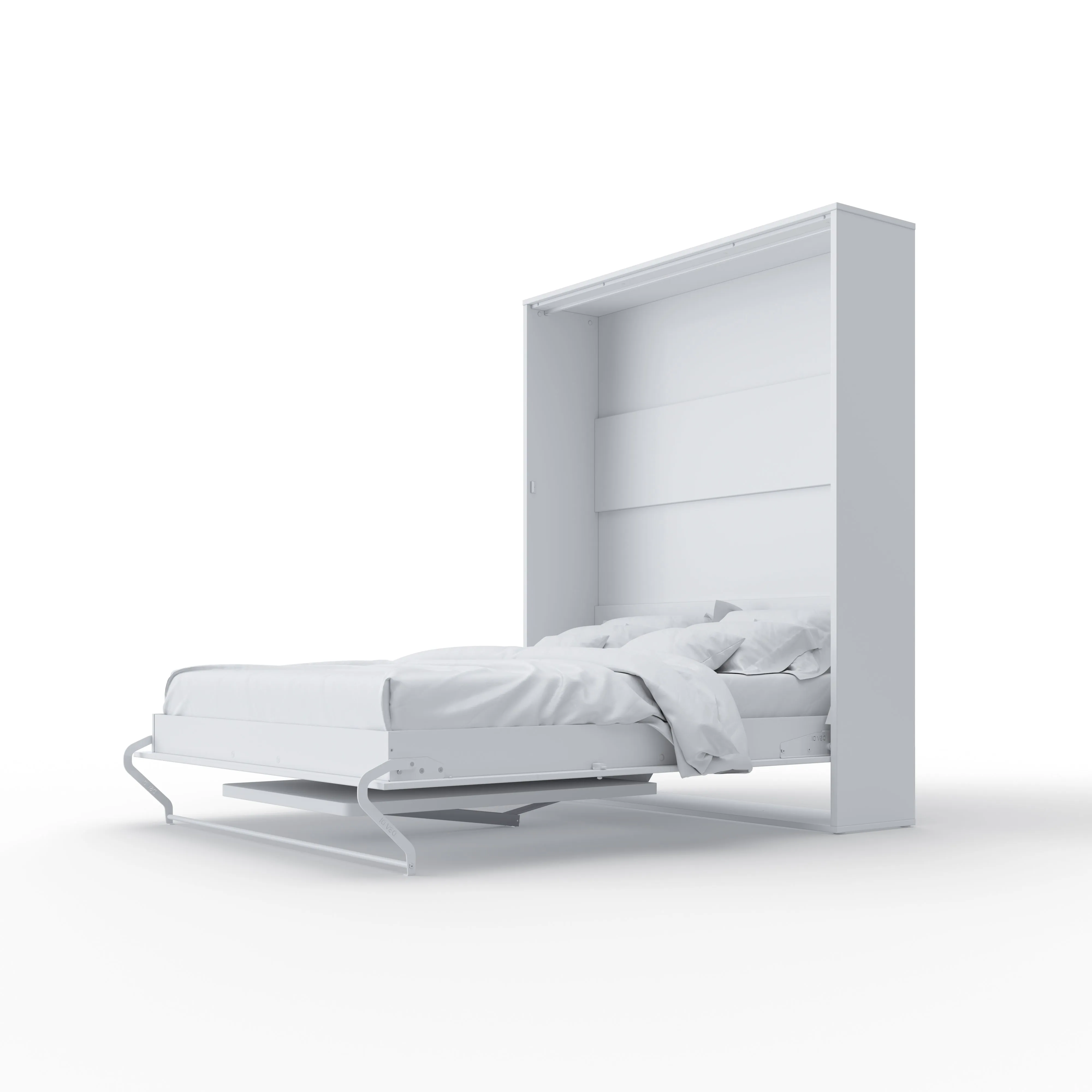 Maxima House - INVENTO European FULL XL Desk Wall Bed with Mattress and LED