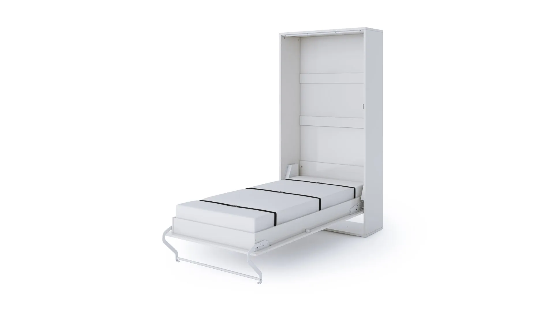 Maxima House - INVENTO Vertical Murphy Bed, European Twin  With Mattress