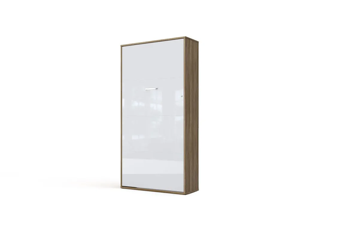 Maxima House - INVENTO Vertical Murphy Bed, European Twin  With Mattress